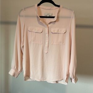 LOFT Women's Pink Blouse